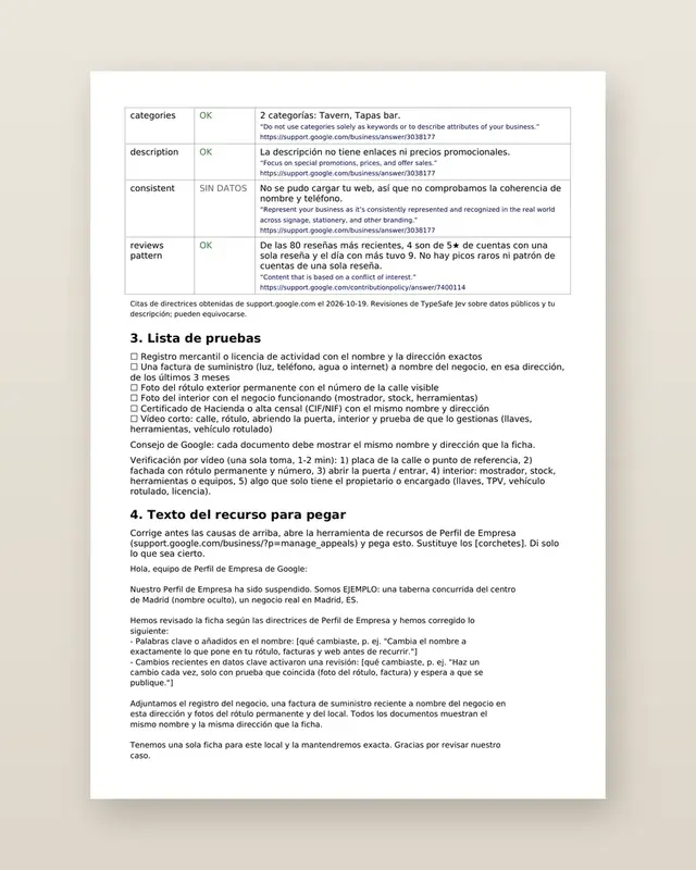 ProfileRescue: Sample page 2