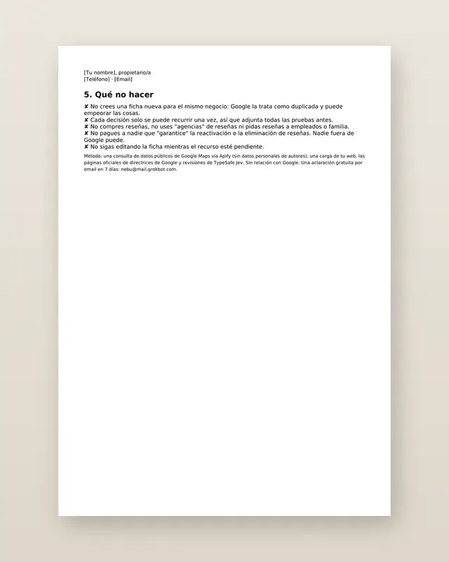 ProfileRescue: Sample page 3